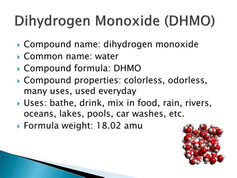 The formula for carbon dioxide: CO2. The formula for dihydrogen dioxide is H2O2, which is commonly called hydrogen peroxide. The prefix di- means two, so dihydrogen means two hydrogen atoms and ...